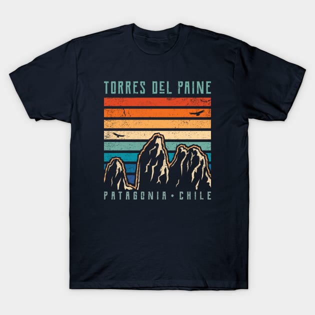 Torres del Paine - Patagonia Chile T-Shirt by TigerTom